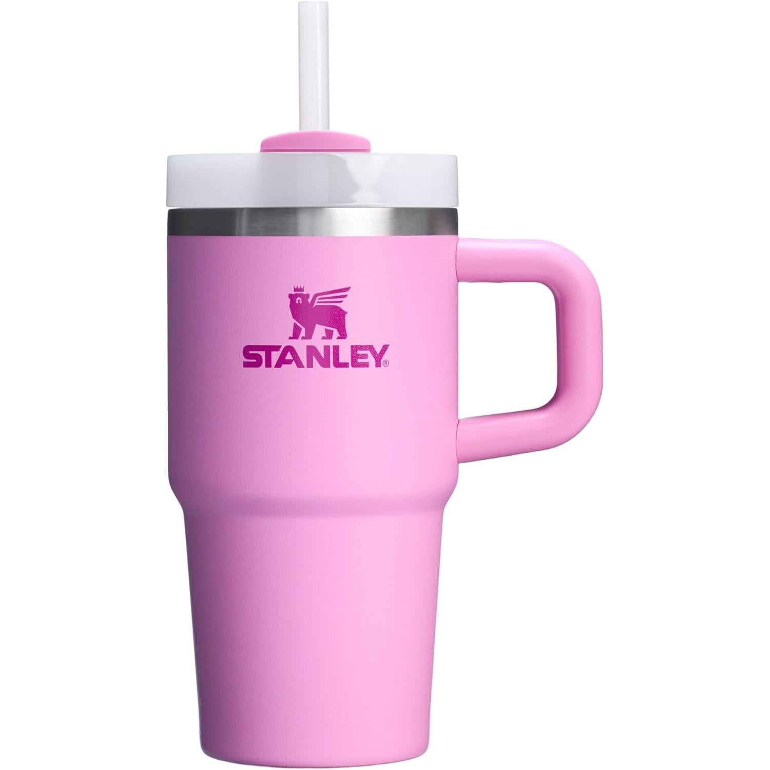Quencher H2.0 Tumbler with Handle and Straw 20 Oz | Flowstate 3-Position Lid | Cup Holder Compatible for Travel | Insulated Stainless Steel Cup | Bpa-Free | Frost