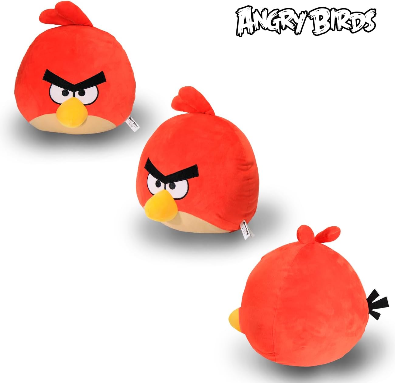 Juguete de peluche de pájaro rojo | Angry Birds | 15" | Tamaño mega para niños y coleccionistas