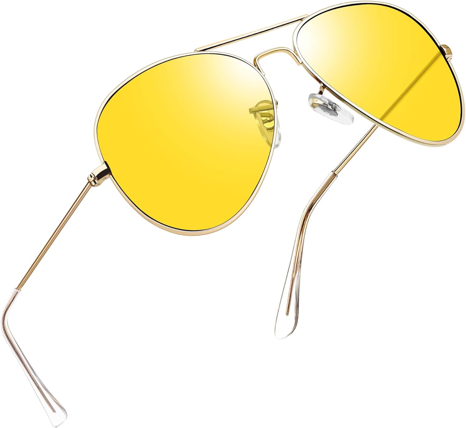 Joopin Lentes de Sol Aviador Metálicos Polarizados – Estilo Clásico Militar UV400