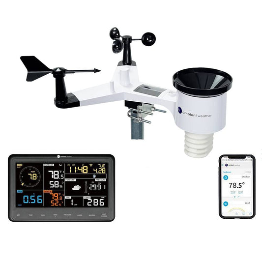 Estación Meteorológica Inteligente Ambient Weather WS-2902 con Conexión WiFi