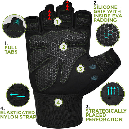 RDXGuantes de Levantamiento de Pesas RDX - Weight Lifting