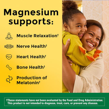 Nature Made Magnesio Glicinato 200 mg – 60 Cápsulas