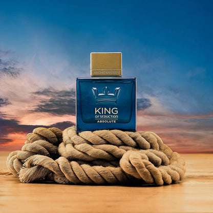 Antonio Banderas King of Seduction Absolute Eau de Toilette Hombre | Perfume Masculino Fresco, Elegante y Seductor – 3.4 oz / 100 ml