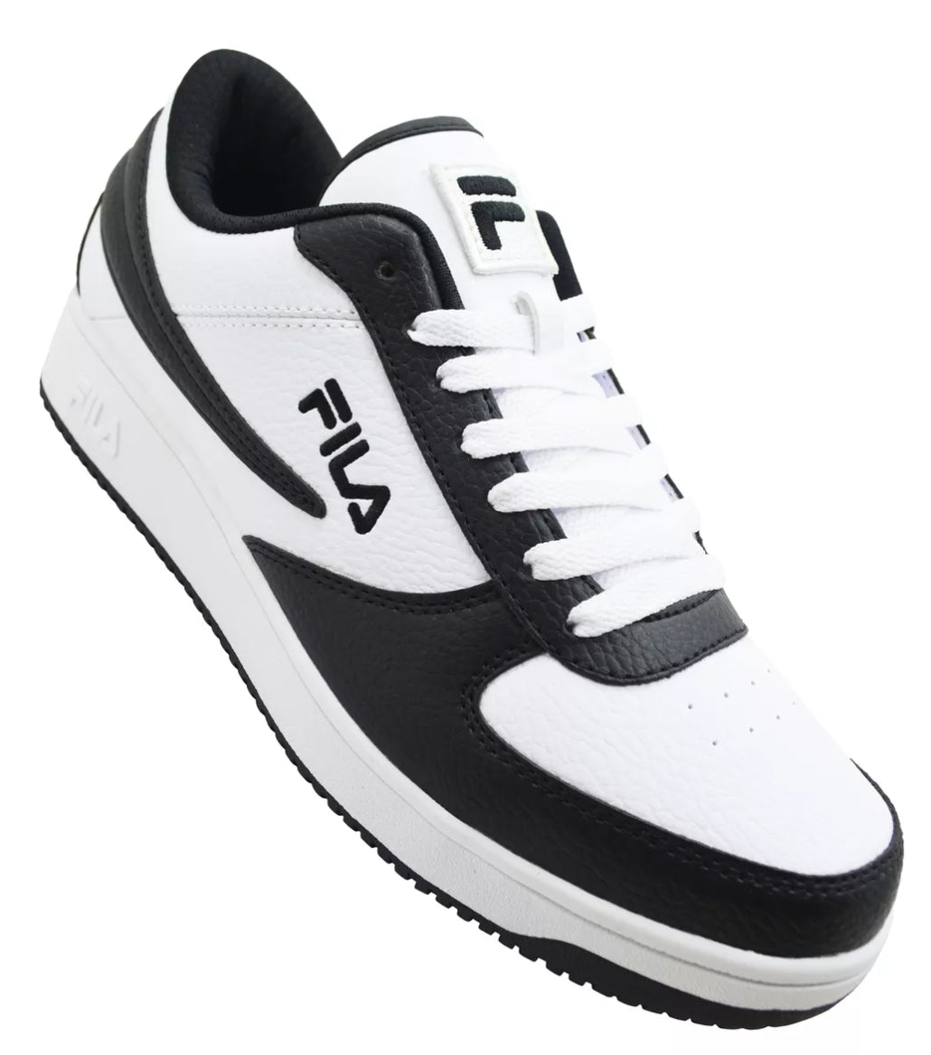 Zapatillas Fila A-Low para Hombre, Blancas con Negro, Originales Modelo 1CM00551-120