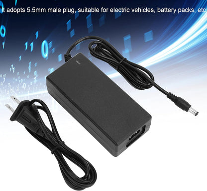 Adaptador de corriente de 42V 2A para Scrooter y Baterías | CA de amplio voltaje 100-240V a CC 42V 2A | Fuente de alimentación con puerto de carga de 0.217 x 0.098 in