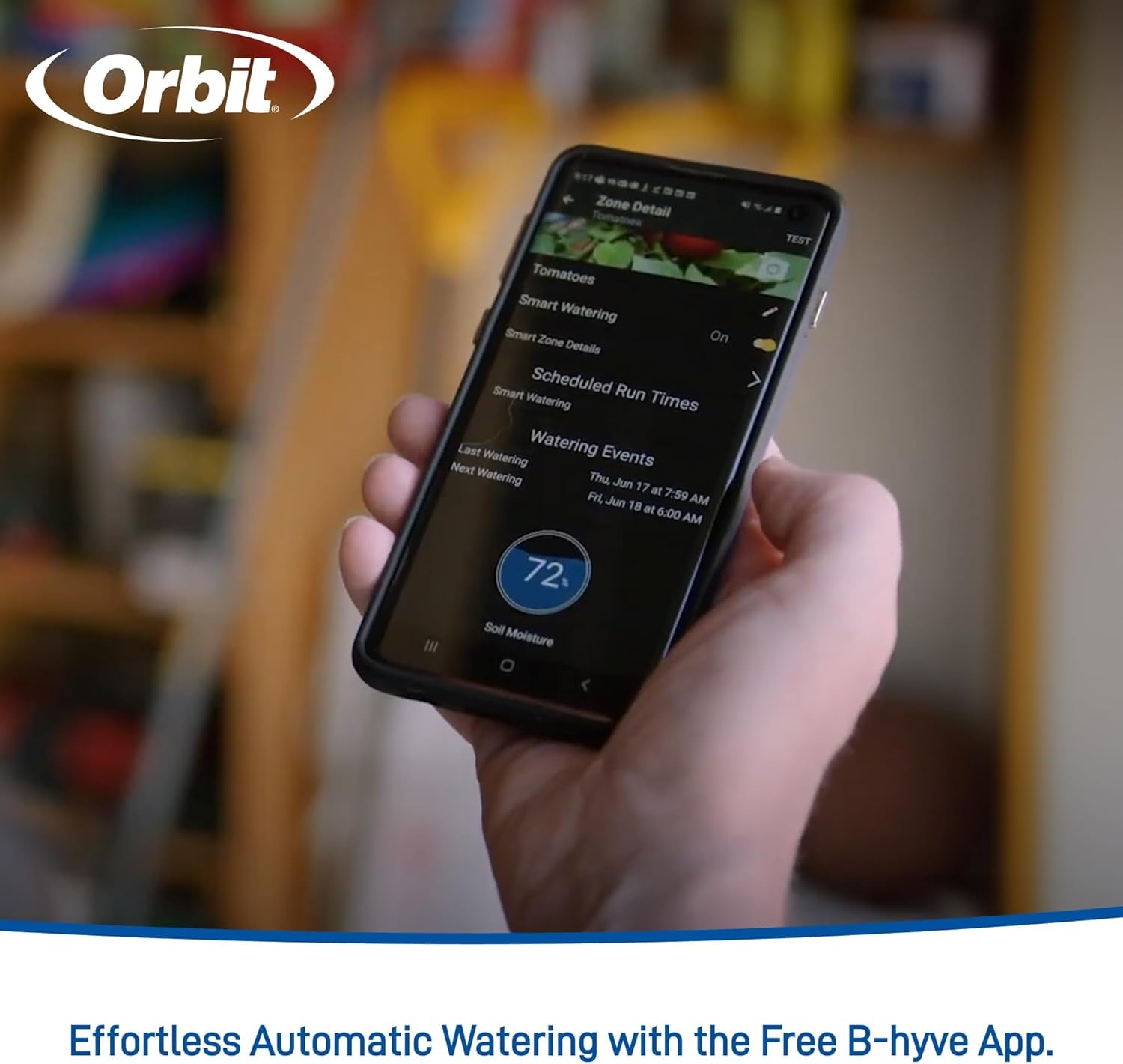 Temporizador inteligente para manguera Orbit B-hyve con Wi-Fi Hub