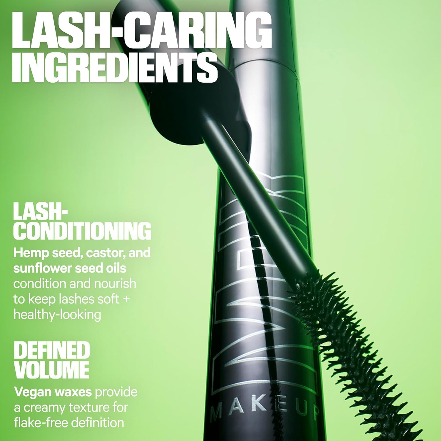 Milk Makeup KUSH High Roll Tubing Mascara | Máscara de Pestañas Larga Duración hasta 24 hs | Volumen Natural, Definición y Longitud | Resistente al Agua y Sin Grumos – 0.3 oz