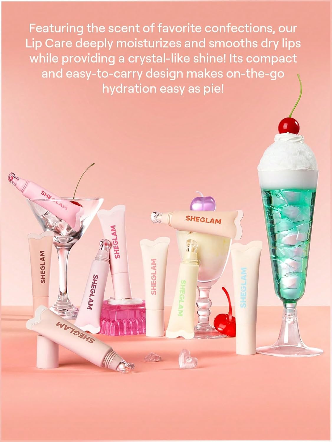 Brillo de labios hidratante | Larga duración | Impermeable | Para rellenar labios | Color: Melon Pop