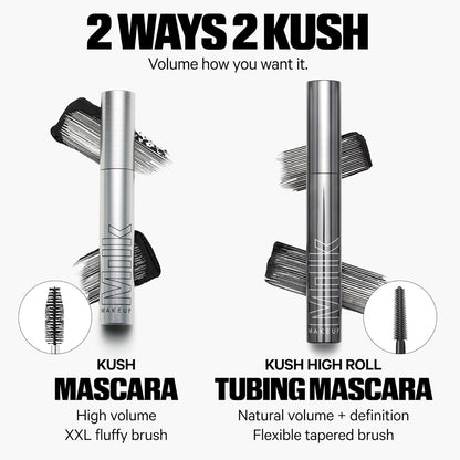 Milk Makeup KUSH High Roll Tubing Mascara | Máscara de Pestañas Larga Duración hasta 24 hs | Volumen Natural, Definición y Longitud | Resistente al Agua y Sin Grumos – 0.3 oz