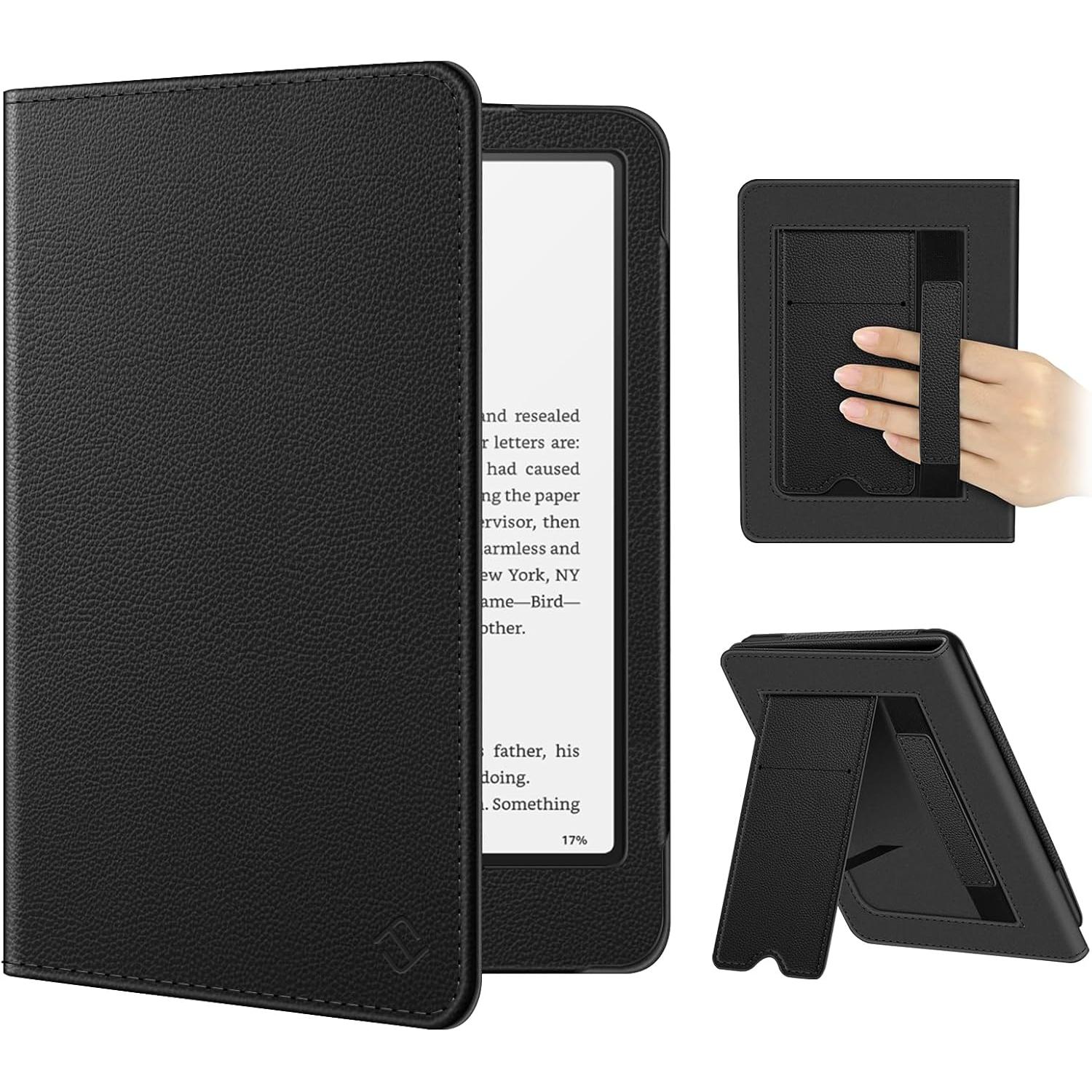 Funda para Kindle con función atril | Negra 