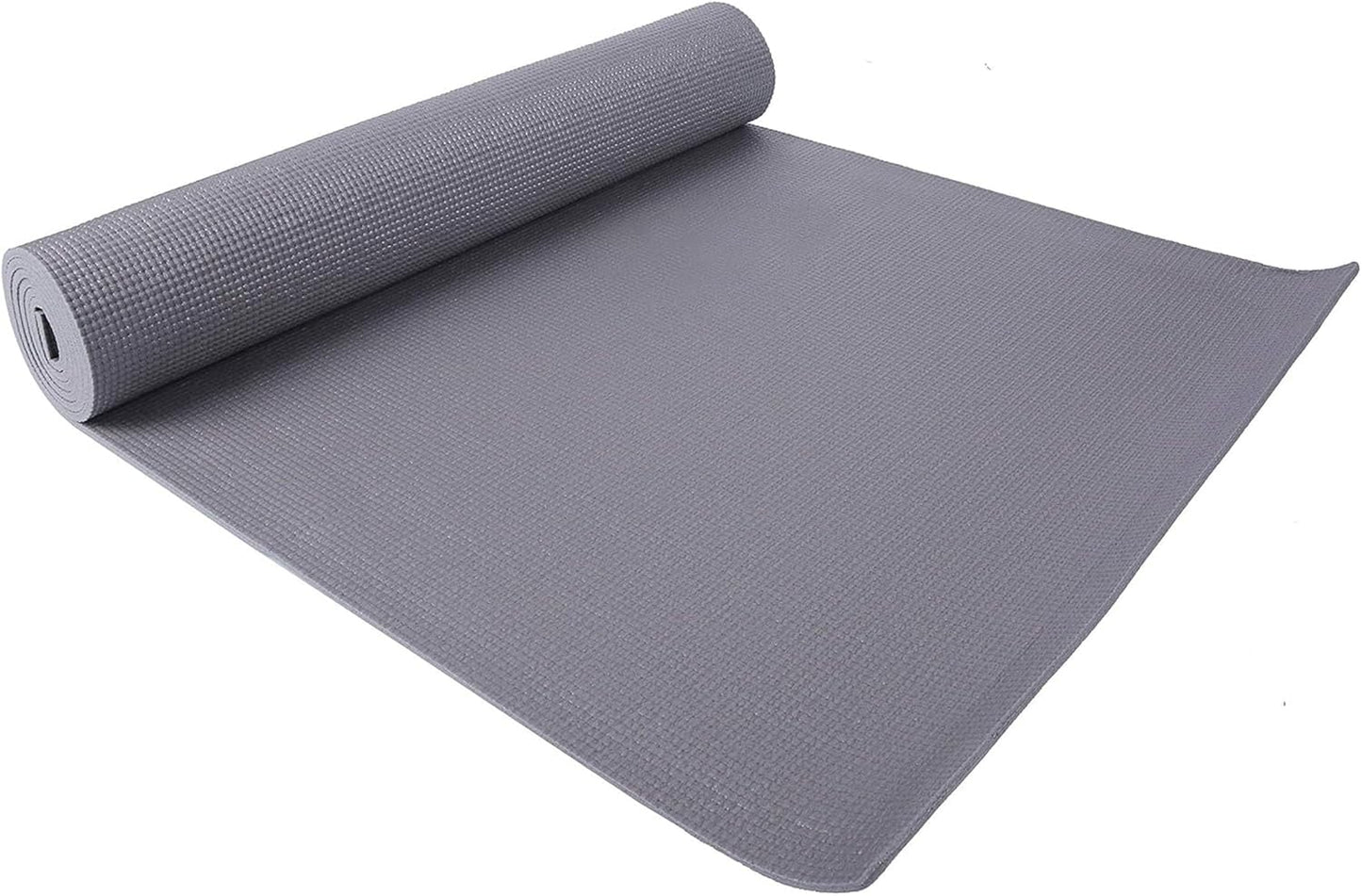 Fitvids All Purpose 1/4-Inch High Density Anti-Tear Exercise Yoga Mat with Carrying Strap, Multiple Colors