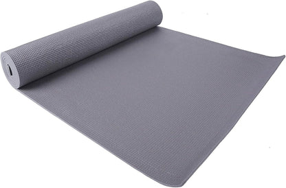 Fitvids All Purpose 1/4-Inch High Density Anti-Tear Exercise Yoga Mat with Carrying Strap, Multiple Colors
