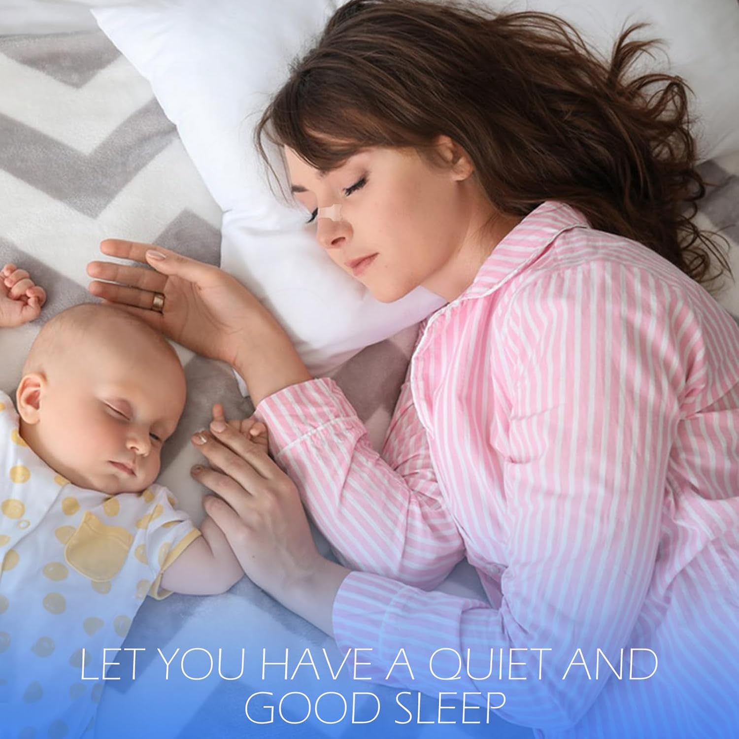 Tiras Nasales Transparentes e Invisibles – Versión Mejorada (50 Unidades, 66x19mm) – Antirronquidos, Mejor Respiración y Sueño Reparador