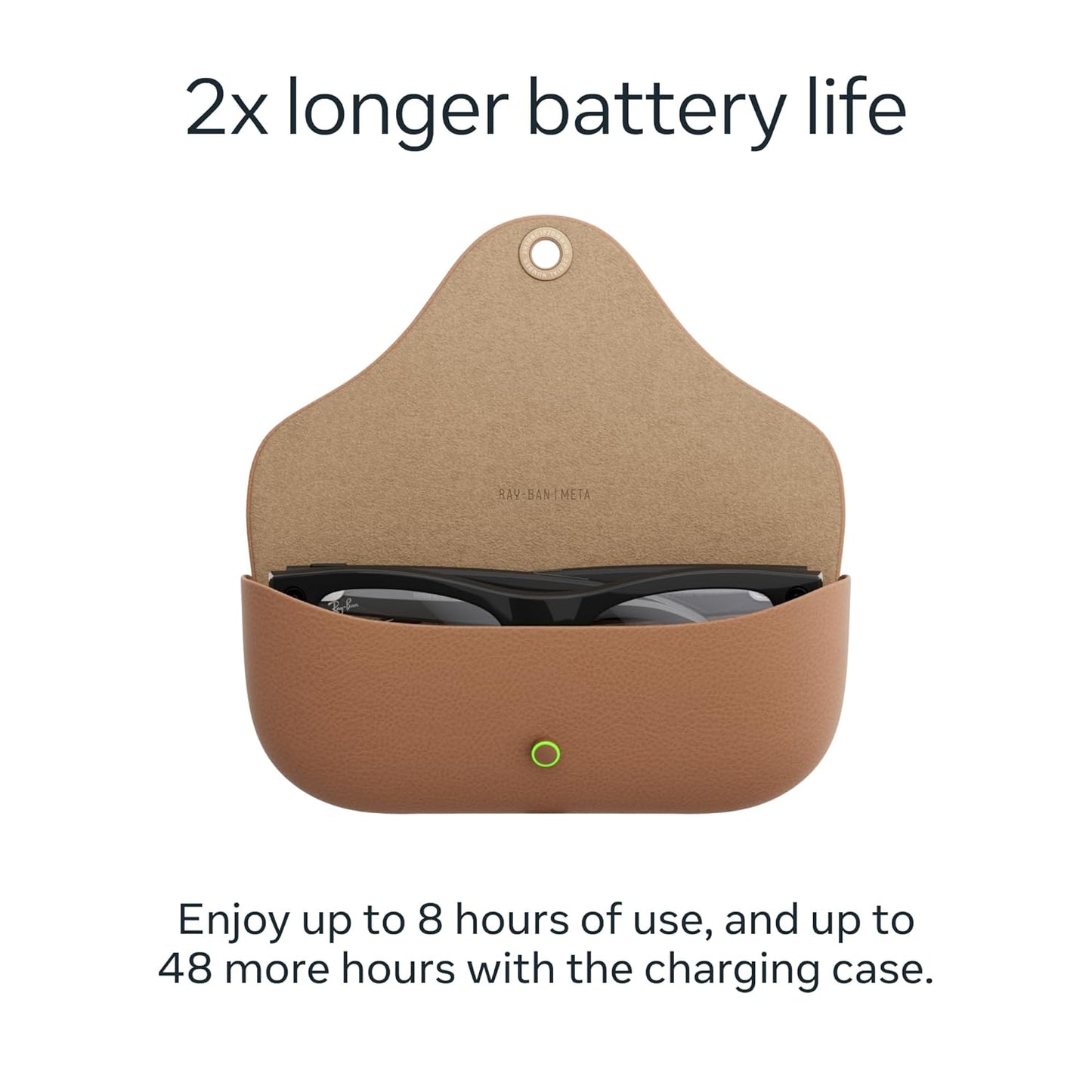 Ray-Ban Meta (Gen 2), Headliner, Matte Black | Smart AI Glasses for Men, Women — 2X Battery Life — 3K Ultra HD Resolution — 12 MP Ultra-Wide Camera, Audio, Video — Clear Lenses — Wearable Technology