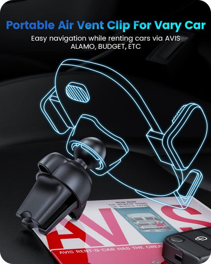 Soporte de Celular para Auto 3-en-1 – Tablero, Parabrisas y Rejilla de Aire | Ventosa de Alta Succión, Brazo Ajustable, Rotación 360° | Compatible iPhone & Android