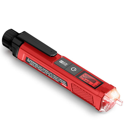 KAIWEETS Probador de Voltaje Sin Contacto con Pantalla LCD, Rango Dual 12V-1000V / 70V-1000V, Detector de Cable Vivo/Neutro, Indicador de Intensidad, Linterna y Buscador de Cortes – CAT III 1000V / CAT IV 600V