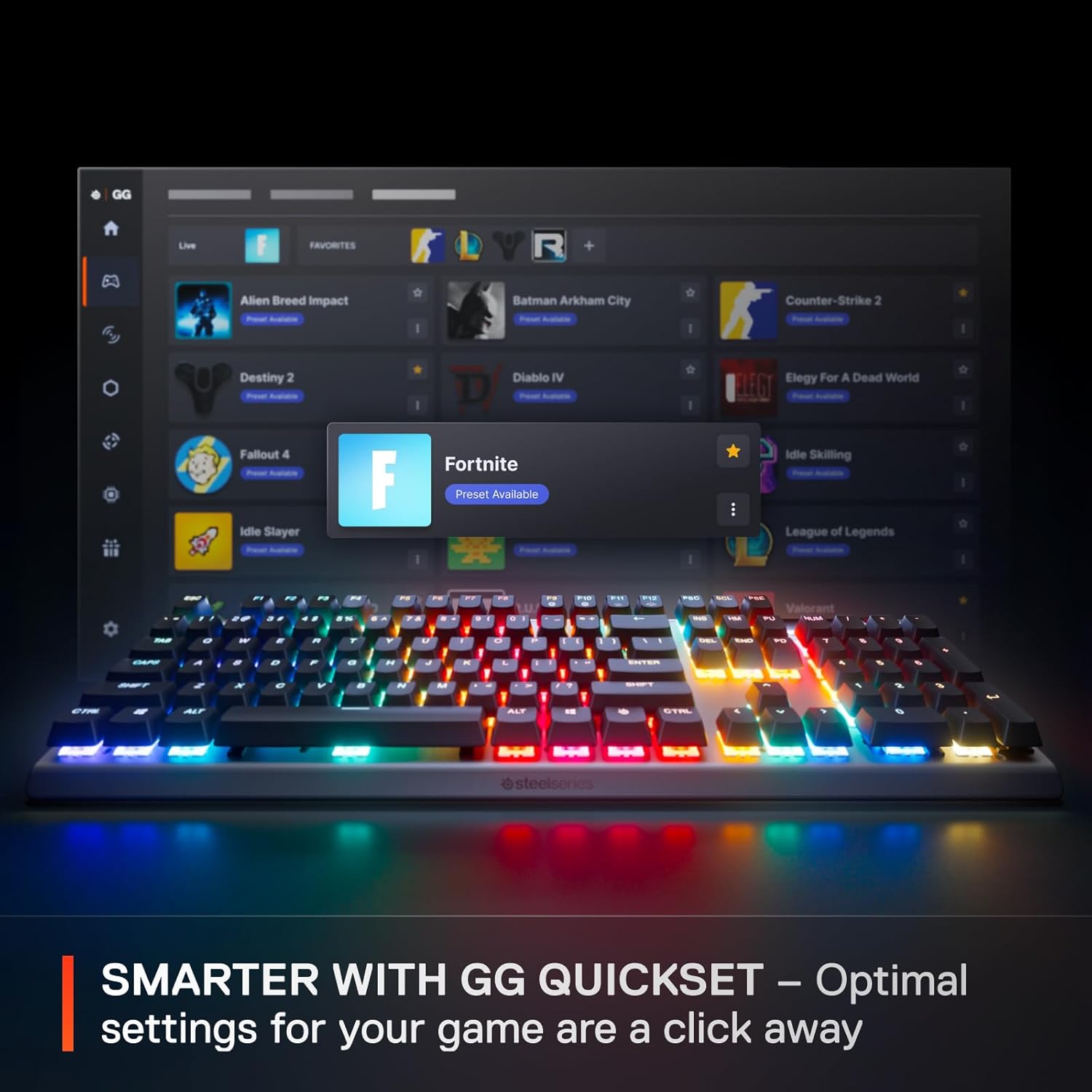 SteelSeries Apex Pro Gen 3 – Teclado Gaming con Switches OmniPoint 3.0 HyperMagnetic, Rapid Trigger, OLED, RGB, Keycaps PBT y USB-C