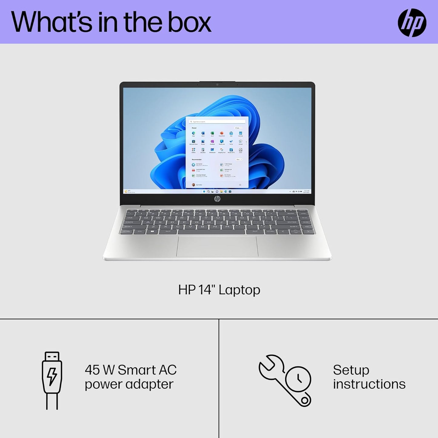 Laptop HP de 14 pulgadas | Pantalla FHD | Intel Core i7 | 16 GB de RAM + SSD de 512 GB
