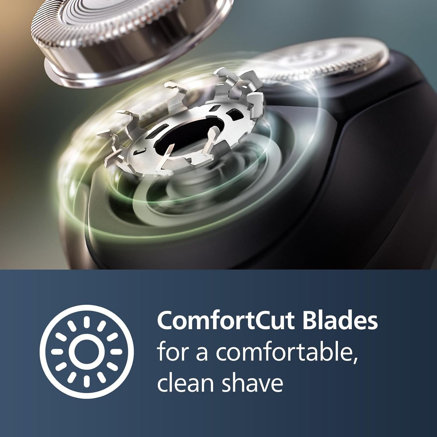 Philips Norelco Shaver 2400 Series (X3001/90) | Afeitado Húmedo/Seco, 27 Cuchillas ComfortCut, 4D Flex, Recortadora Pop-Up, Tapa Protectora, Deep Black