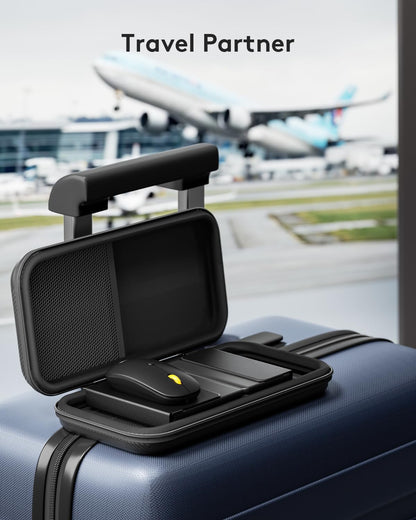 Teclado y mouse plegables | Bluetooth | Portátil para viaje | Mouse inalámbrico recargable USB-C | Para iOS, Android, Windows