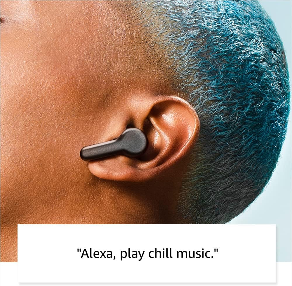 Amazon Echo Buds (nueva generación) – Auriculares Bluetooth 5.2 True Wireless con Alexa – Color Negro