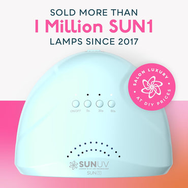 Secador de uñas UV | lámpara LED profesional | 3 ajustes de temporizador | Herramientas de arte | Sensor automático | Color azul