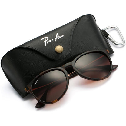 Pro Acme Polarized Sunglasses for Women Men Classic round 100% UV Protection Lightweight TR90 Unbreakable Frame Sunglasses
