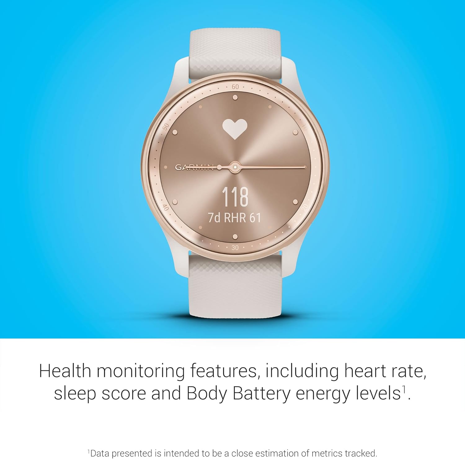 Garmin Vívomove Trend Smartwatch Híbrido – Estilo Analógico con Pantalla Táctil Oculta, 5 Días de Batería, Pagos Garmin Pay 