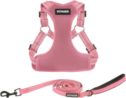 Arnés Voyager Aerolite Best Pet Supplies | No Pull, Reflectivo y Transpirable | Ajustable y Duradero | Beige XS