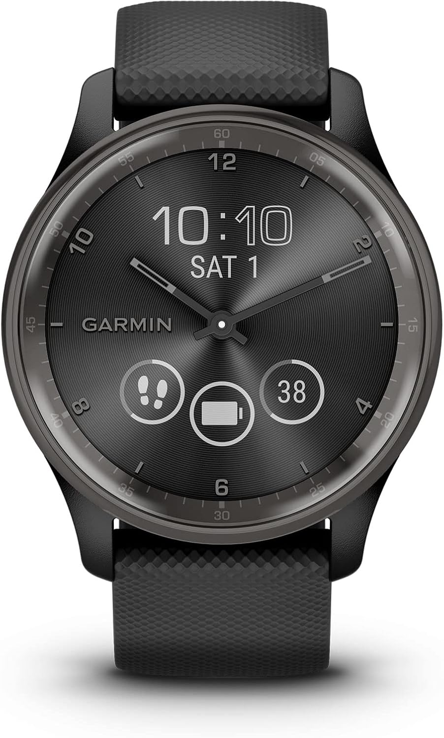 Garmin Vívomove Trend Smartwatch Híbrido – Estilo Analógico con Pantalla Táctil Oculta, 5 Días de Batería, Pagos Garmin Pay 