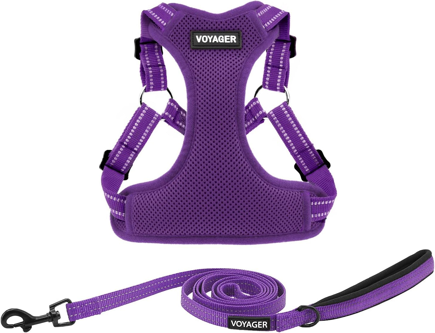 Arnés Voyager Aerolite Best Pet Supplies | No Pull, Reflectivo y Transpirable | Ajustable y Duradero | Beige XS