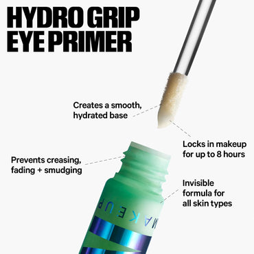 Milk Makeup Hydro Grip Eye Primer | Prebase Transparente para Sombras y Corrector | Con Ácido Hialurónico, Hidratante y de Larga Duración – 0.29 oz