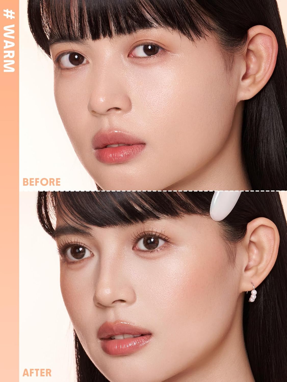 Paleta de resaltado y contorno de 4 tonos 2 en 1 | Iluminador facial y bronceador de contorno mate | cálido