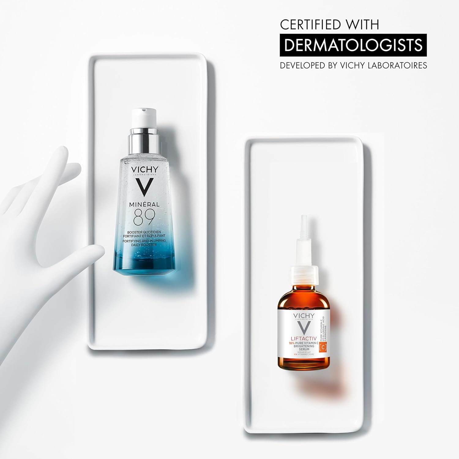 Vichy Mineral 89 Booster | Refuerza la barrera, rellena e hidrata | Gel ligero, Oil-Free, Sin fragancia