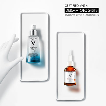 Vichy Mineral 89 Booster | Refuerza la barrera, rellena e hidrata | Gel ligero, Oil-Free, Sin fragancia