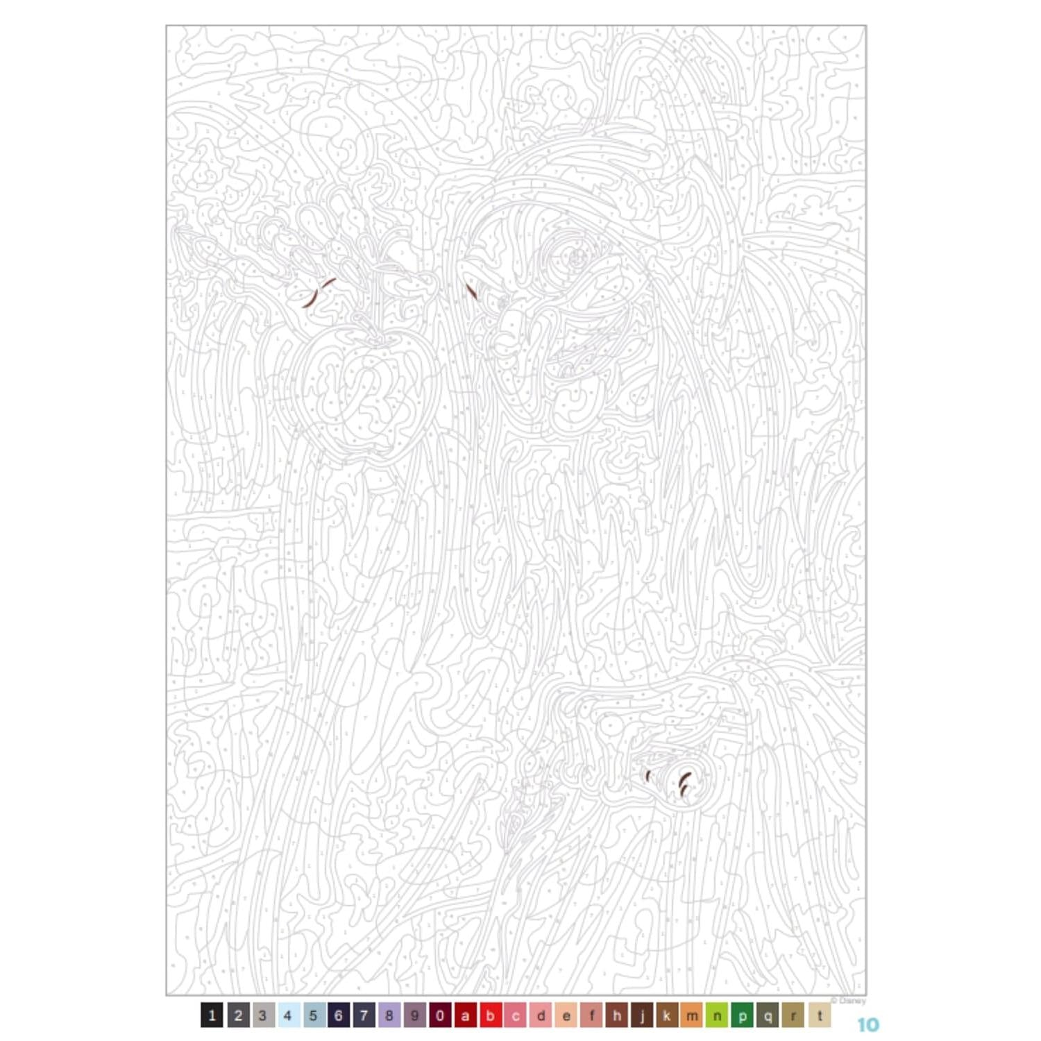 Dibujos para colorear de Disney Mystery | Edición: Villanos | Arteterapia | Idioma: Francés