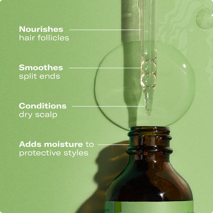 Rosemary & Mint Hair Oil | Tratamiento para Cuero Cabelludo Seco y Puntas Abiertas | Con Biotina + Aceites de Romero, Menta, Ricino, Árbol de Té, Jojoba y Coco | Fortalece, Calma e Hidrata | Apto Todo Tipo de Cabello | 59 ml