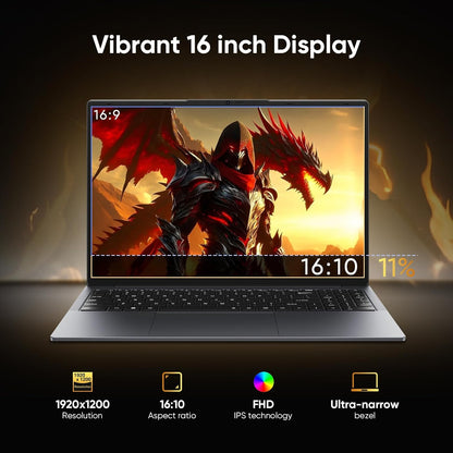 Laptop 16" | Intel Core i5 | 16 GB de RAM + 512 GB SSD