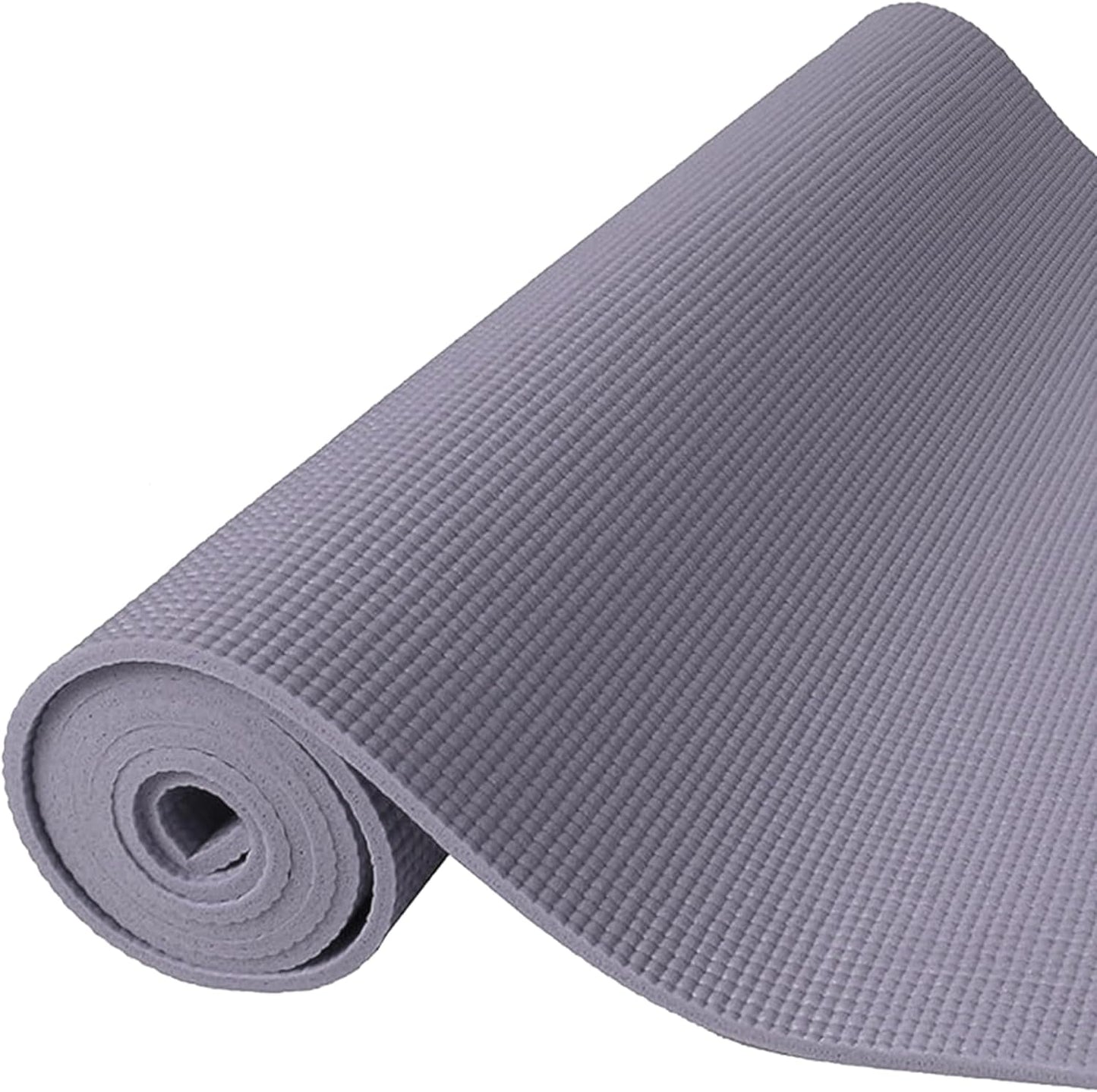 Fitvids All Purpose 1/4-Inch High Density Anti-Tear Exercise Yoga Mat with Carrying Strap, Multiple Colors