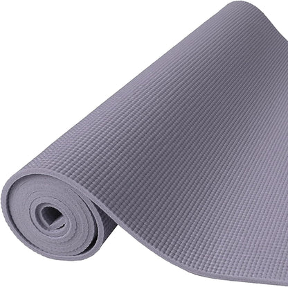 Fitvids All Purpose 1/4-Inch High Density Anti-Tear Exercise Yoga Mat with Carrying Strap, Multiple Colors