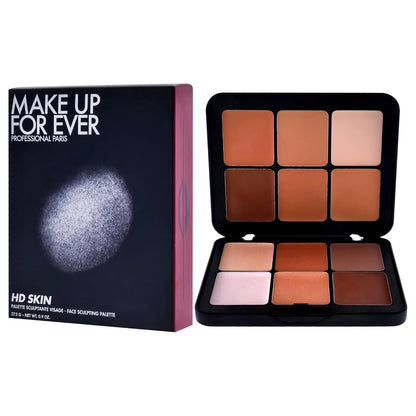 Paleta HD Skin todo en uno, escultura por Make Up For Ever para mujer, paleta de 0.9 onzas