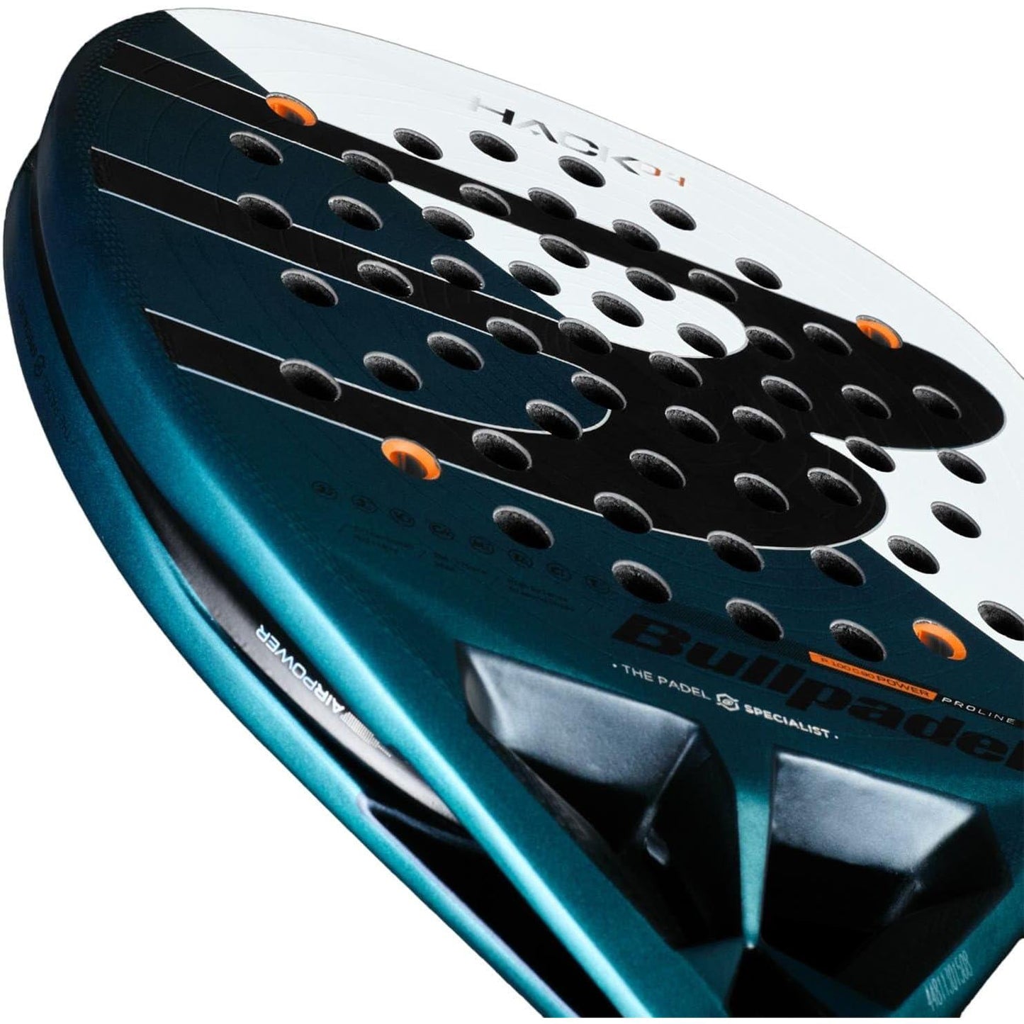 Pala de pádel HACK 04 2025 Paquito Navarro | Pala Padel Profesional en Forma Diamante | TriCarbon 3D & MultiEva Core | Aerodinámica Canal Total y Estabilidad TriCore| Potencia y Control de