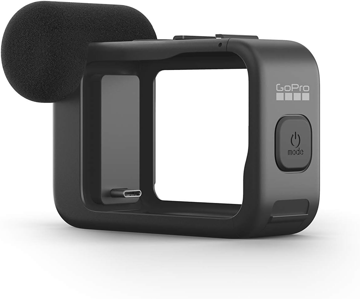 GoPro Media Mod – Accesorio oficial para GoPro HERO13 Black, HERO12 Black, HERO11 Black, HERO10 Black y HERO9 Black