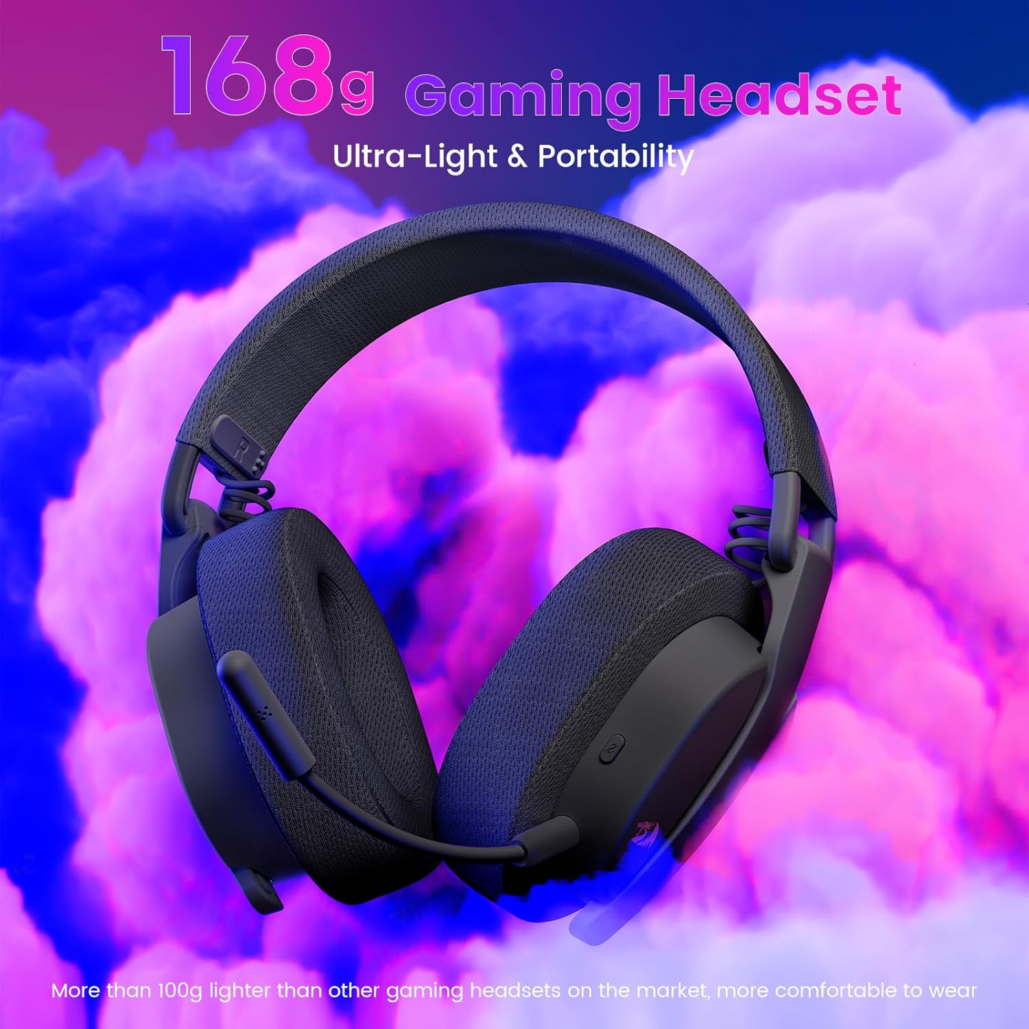 Redragon S101 Gaming Keyboard & Mouse Combo + H888W Wireless Gaming Headset