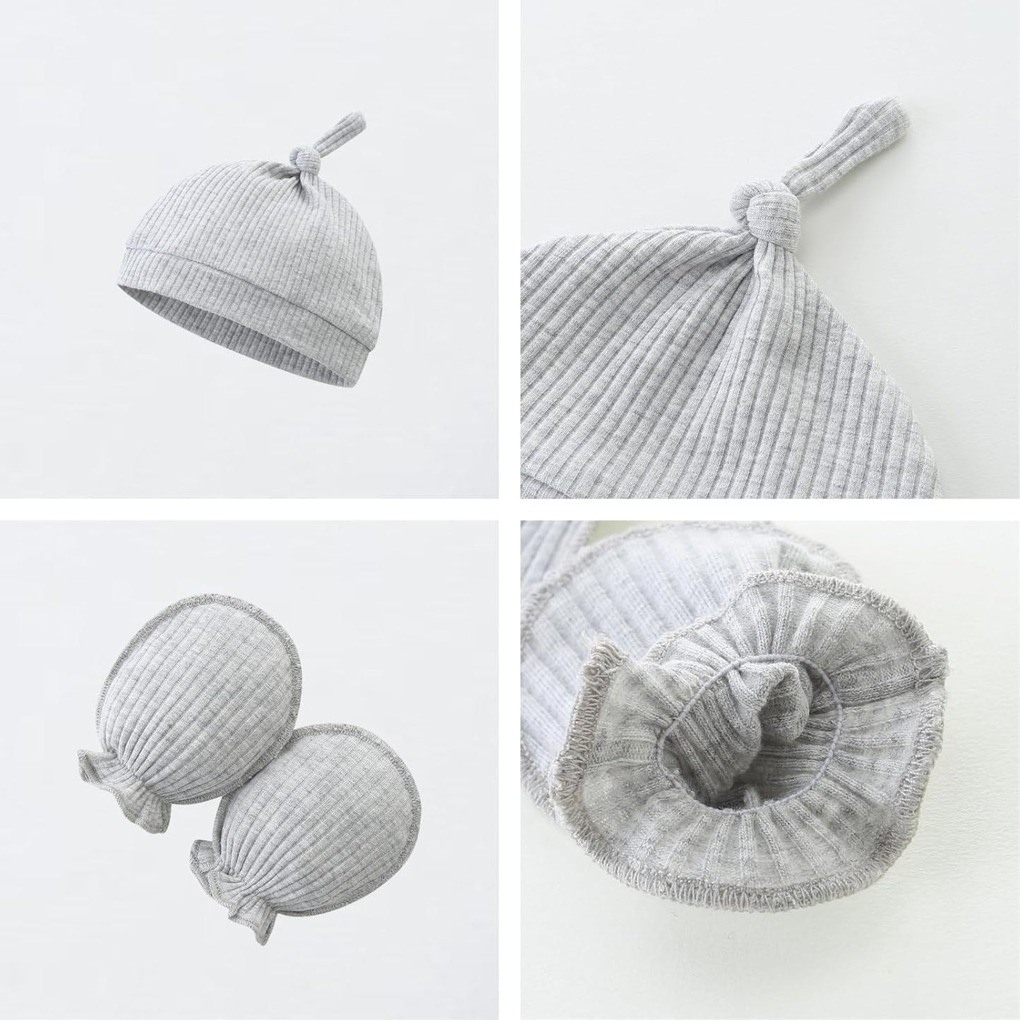 Mameluco para bebé con manoplas y sombreros para recién nacidos, sin pies, manga larga, mameluco sólido Hi Im New Here