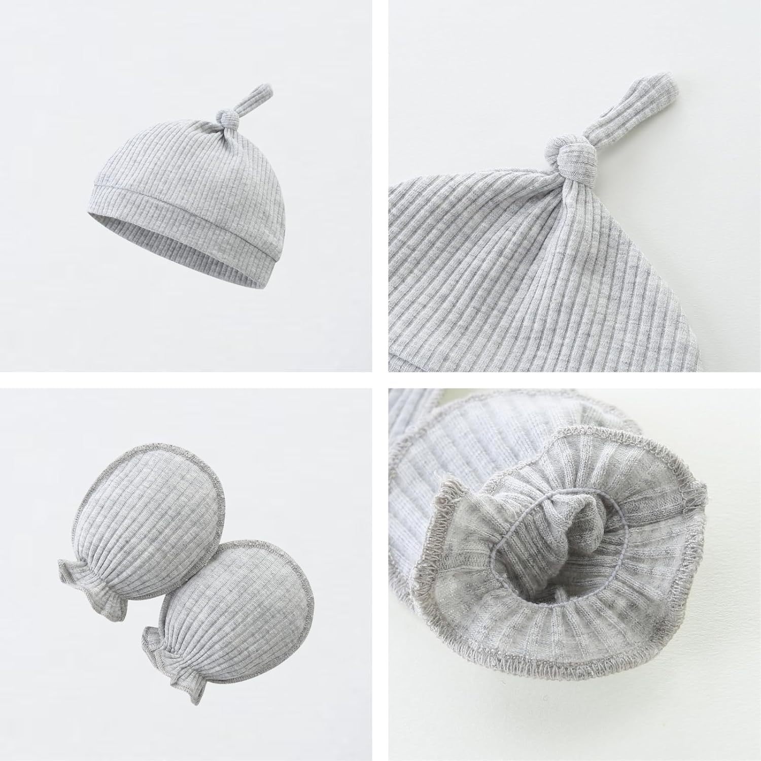 Mameluco para bebé con manoplas y sombreros para recién nacidos, sin pies, manga larga, mameluco sólido Hi Im New Here
