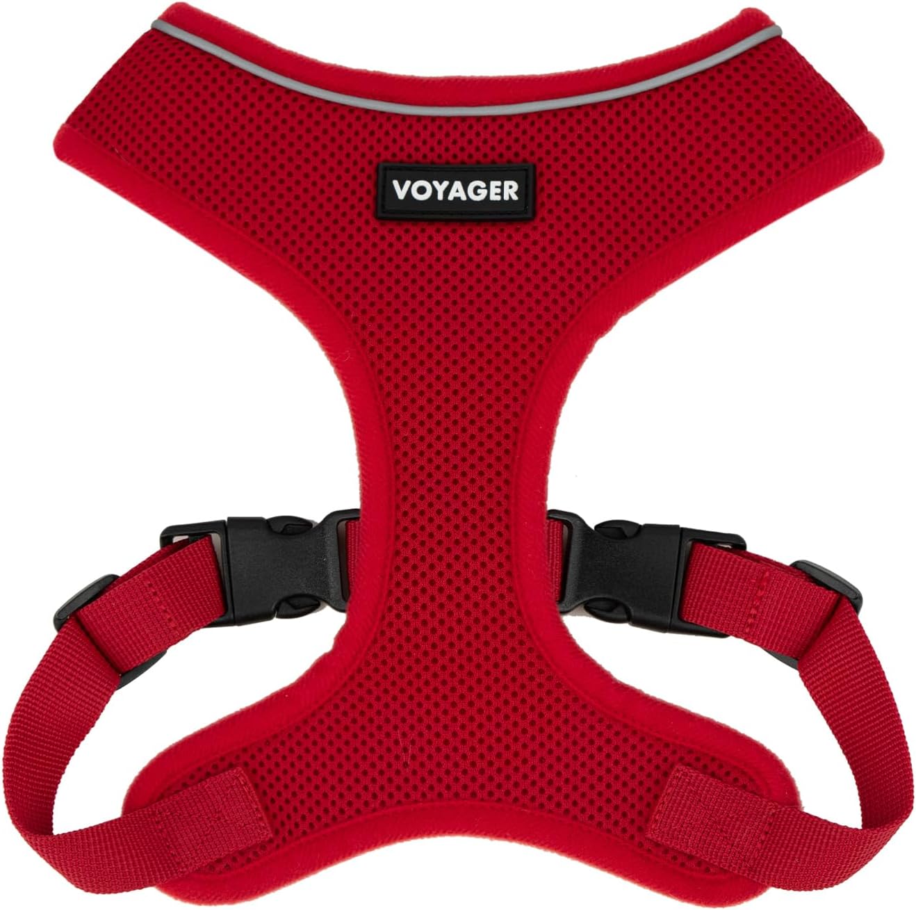 Arnés Voyager Aerolite Best Pet Supplies | No Pull, Reflectivo y Transpirable | Ajustable y Duradero | Beige XS