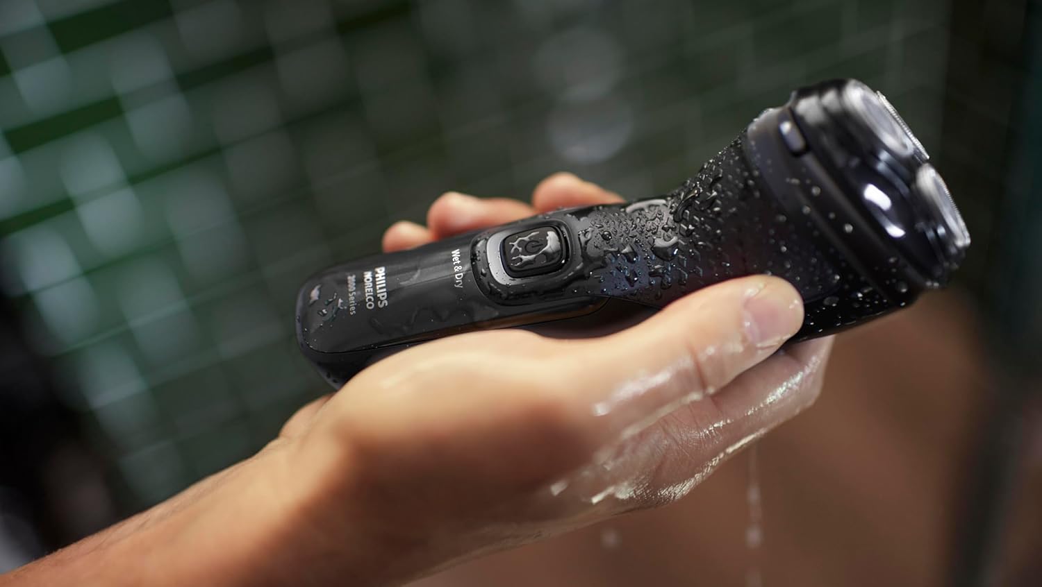 Philips Norelco Shaver 2400 Series (X3001/90) | Afeitado Húmedo/Seco, 27 Cuchillas ComfortCut, 4D Flex, Recortadora Pop-Up, Tapa Protectora, Deep Black