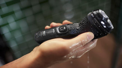 Philips Norelco Shaver 2400 Series (X3001/90) | Afeitado Húmedo/Seco, 27 Cuchillas ComfortCut, 4D Flex, Recortadora Pop-Up, Tapa Protectora, Deep Black