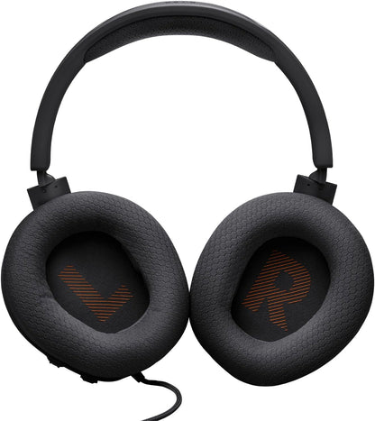 JBL Quantum 100 M2 (Negro) – Audífonos gamer con cable y micrófono desmontable